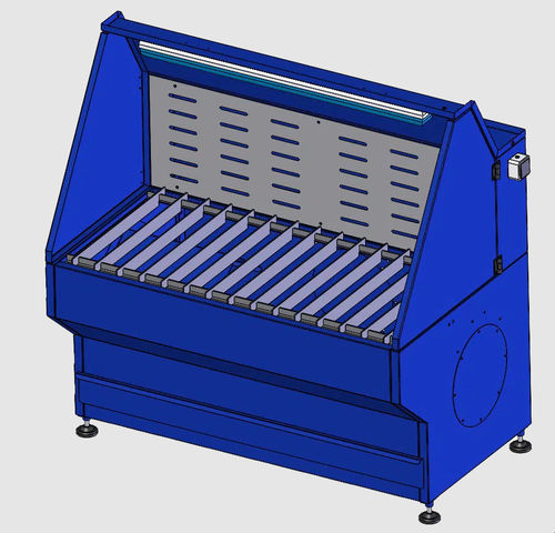 Grinding process downdraft table - ENTADC - Engmar - for welding / for general applications / backpanel