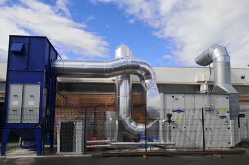 Large air volume air handling unit - AHU - Engmar - industrial / dual-flow / heat-recovery