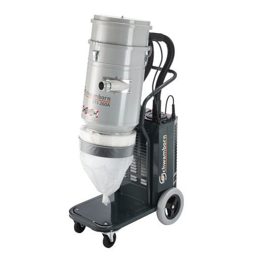 Industrial vacuum cleaner - STS 260A - Schwamborn - dry / dust / electric