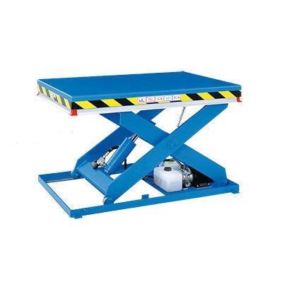 Simple scissor lift table - ELS  - Gruse Maschinenbau - hydraulic / stationary