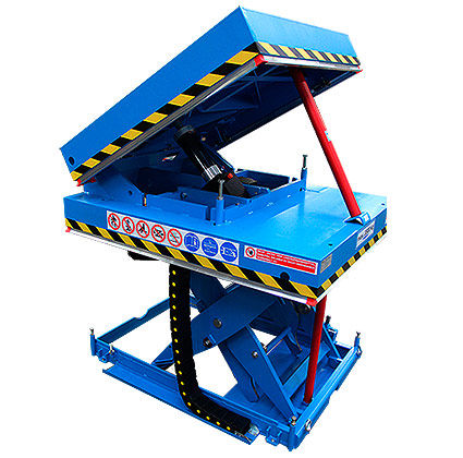Scissor lift table - SP - Gruse Maschinenbau - bellows / electric / stationary
