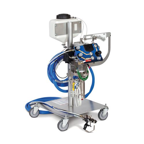 Mobile spray unit - FRP IG - GRACO - gelcoat / resin / pneumatic