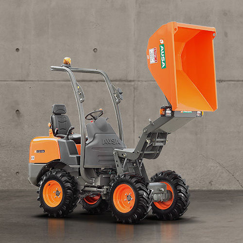 Rubber-tired dumper - D120AHA - AUSA - diesel / front-loading / articulated-chassis