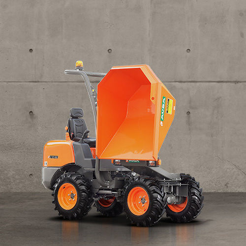 Rubber-tired dumper - D120AHG - AUSA - diesel / swivel-skip / articulated-chassis