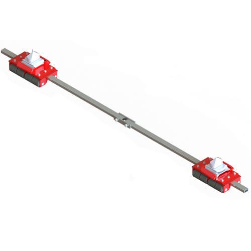 Heavy load moving skate - F12-c - GKS-PERFEKT - with 4-point support / for container
