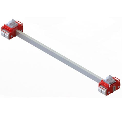 Heavy load moving skate - F20-c - GKS-PERFEKT - with 4-point support / for container