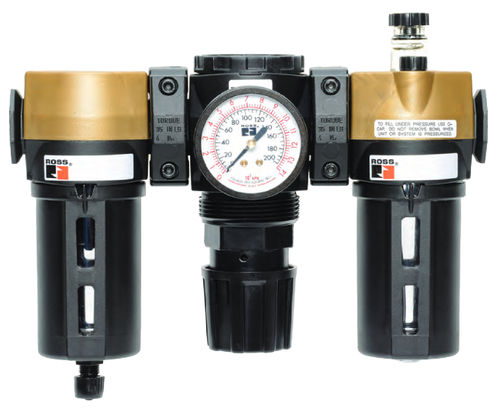 Compressed air filter-regulator-lubricator - MD3 - ROSS Controls