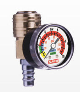Air pressure regulator - SATA GmbH & Co. KG - single-stage / industrial / with pressure gauge