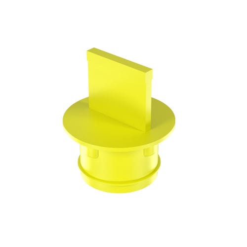 Finned plug - TTI series - B.M.P - male / plastic / for hoses