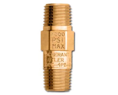 Poppet check valve - OPC series - Generant - brass / stainless steel / 1-piece