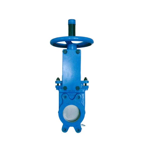 Unidirectional valve - 19E series  - Brandoni - knife gate / with handwheel / pneumatic