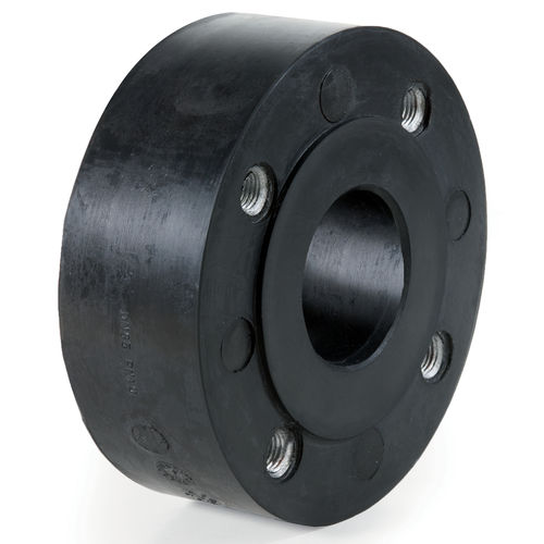 Rubber pipe expansion joint - W8  - Brandoni - round / screw-in / for water