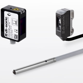 Through-beam photoelectric sensor - O-30 Universal series - di-soric - diffuse reflective / cubic / LED