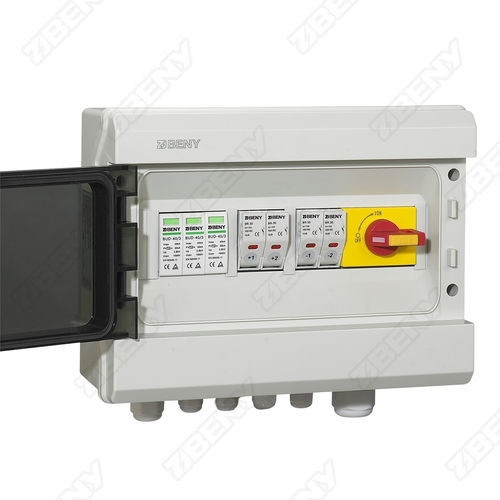 Solar combiner box - BHS-2/1 - Zhejiang Benyi Electrical Co.,ltd. - wall-mount / rectangular / PC