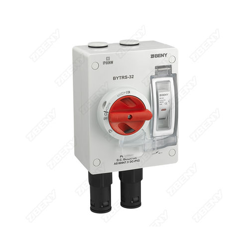 DC isolator switch - BYTRS-32  - Zhejiang Benyi Electrical Co.,ltd. - fused / industrial