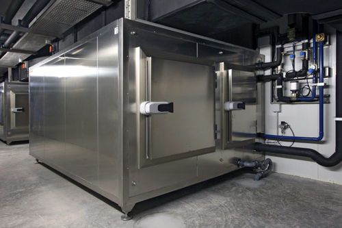 Hinged door - Tane Hermetic - stainless steel / PVC / industrial