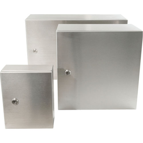 Stainless steel enclosure - IGS Series - ROSE Systemtechnik - with flange / for DIN rail / rectangular