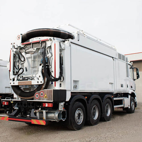 Solid and liquid material suction excavator - ESE 6 RD 8000 - GEROTTO FEDERICO SRL - for industrial applications
