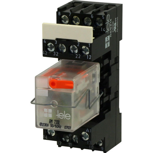 Electromechanical relay socket - Sockel/Socket RM/RN - TELE Haase Steuergeraete GmbH