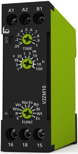 Electronic time relay - V2ZM10 12-240V AC/DC - TELE Haase Steuergeraete GmbH - protection / multi-function / pulse