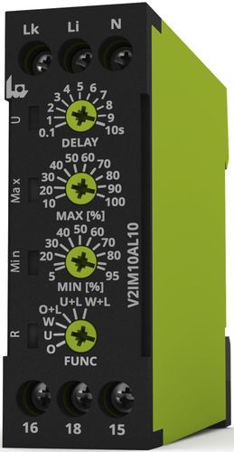 Current monitoring relay - V2IM10AL10 - TELE Haase Steuergeraete GmbH - 1 NO/NC / AC/DC / single-phase