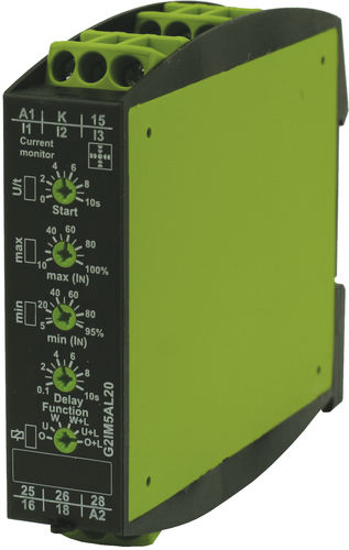 Current monitoring relay - G2IM5AL20 24-240V AC/DC - TELE Haase Steuergeraete GmbH - 2 NO/NC / DIN rail