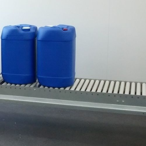 Roller conveyor - CRL L  - ERIMAC - horizontal / height-adjustable / carton