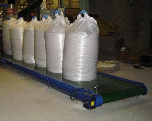 Belt conveyor - CTM XL - ERIMAC - horizontal / drum motor / for pallet