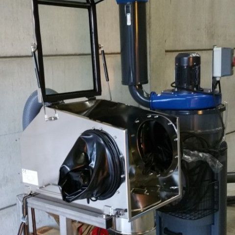Bag dump station - ERISAC D CF - ERIMAC