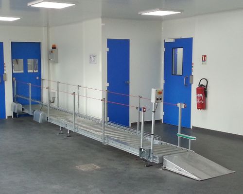 Driven roller conveyor - CRM M  - ERIMAC - horizontal / transport / handling