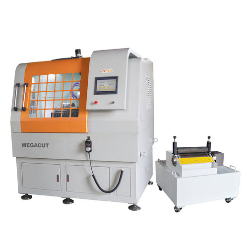 Rotary blade cutting machine - MEGACUT series  - EchoLAB - for metal / sample / PLC-controlled