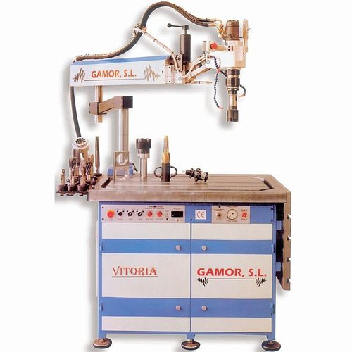 Vertical tapping machine - VITORIA RHG-M130  (M3-M130)  - GAMOR - swing-arm / hydraulic