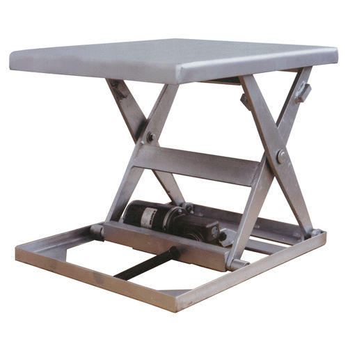 Scissor lift table - MSL-A1012 - Air Technical Industries - stationary / low-profile