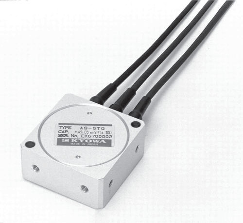 Triaxial acceleration transducer - AS-TG series  - Kyowa Electronic Instruments Co. - piezoelectric