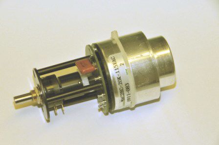Multi-turn potentiometer - MAC20C - On Line Controls, Inc. - single-turn / AC-motorized / wire-wound