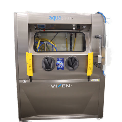 Wet blast cabinet - VIXEN - automatic / with turntable / compact