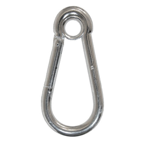 Locking carabiner - A069 - CARCANO - steel / asymmetrical