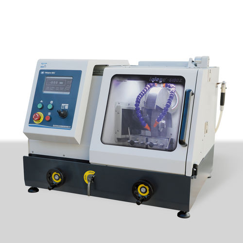 Rotary blade cutting machine - iqiege 6100Z - Laizhou Weiyi Experiment Machine Manufacturing Co., Ltd. - for metal / sample / numerical control