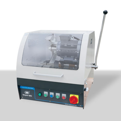 Rotary blade cutting machine - iqiege ®-180D - Laizhou Weiyi Experiment Machine Manufacturing Co., Ltd. - for metal / sample / laboratory