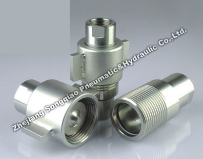 Hydraulic fitting - KZE-BE series - Zhejiang Songqiao Pneumatic and Hydraulic Co.,Ltd - for gas / threaded / quick