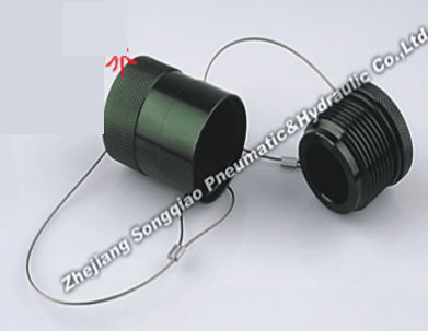 Round cap - LSQ-VEP series - Zhejiang Songqiao Pneumatic and Hydraulic Co.,Ltd - metal / protective