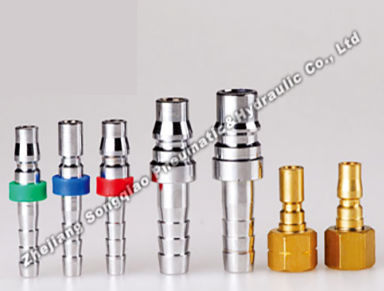 Quick coupling - LSQ-CC series - Zhejiang Songqiao Pneumatic and Hydraulic Co.,Ltd - pneumatic / brass