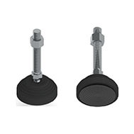 Machine foot - Steel Smith - rubber / plastic / leveling