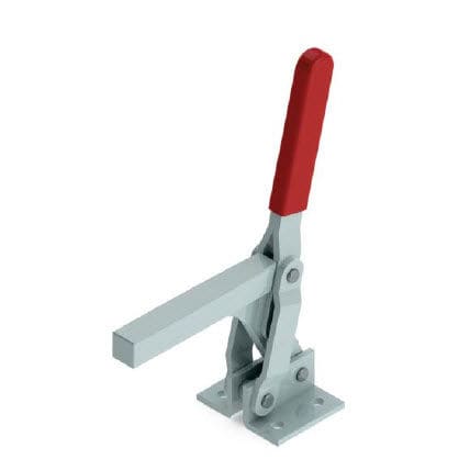 Vertical toggle clamp - VTC-6561-A - Steel Smith - hold-down / for heavy loads / with front flange base