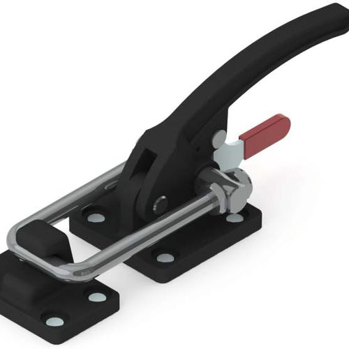 Horizontal toggle clamp - PAH-385-TRIG - Steel Smith - hook / stainless steel / with safety interlock
