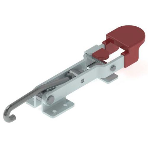 Horizontal toggle clamp - PA-351-TRIG - Steel Smith - hook / stainless steel / with safety interlock