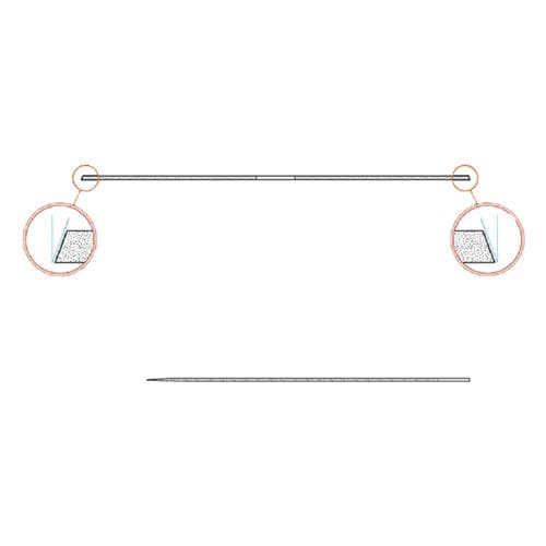 Precision hand file - 460 000 67 series - Bipol