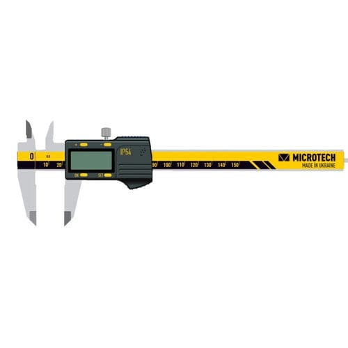 Caliper with digital display - 141081192 - MICROTECH - with data output / wireless / IP54