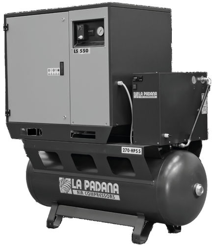 Piston compressor - LS 550 - 270E - La Padana Air Compressors - air / electrically-powered / stationary
