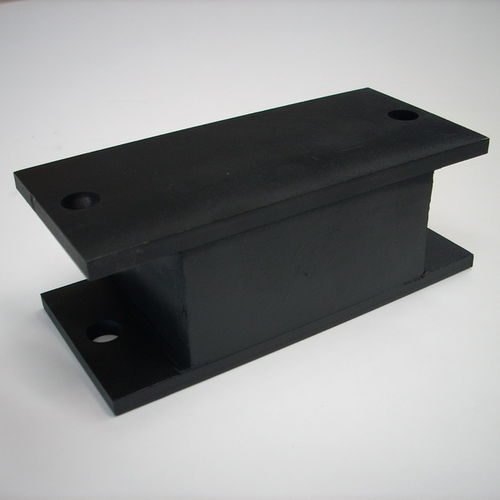 Rectangular anti-vibration mount - PL.160x60x80x240 - TALLERES EGAÑA - rubber / block